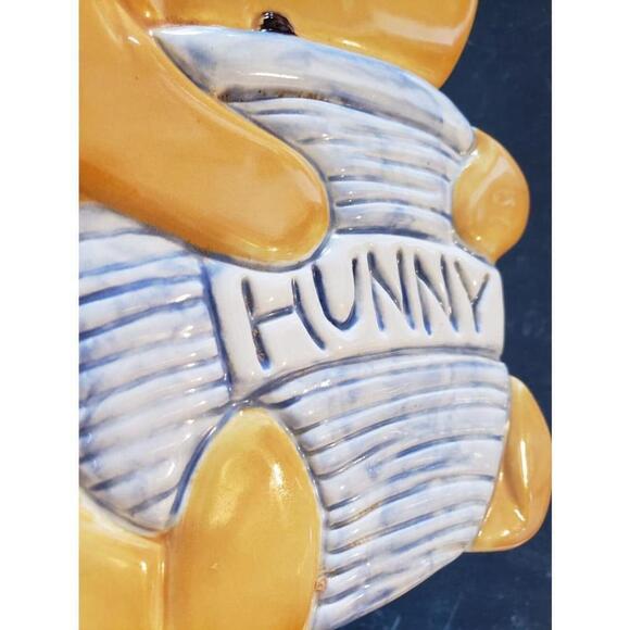 Winnie The Pooh Hunny Pot Ceramic Trivet Wall Plaque Treasure Craft Disney - Picture 4 of 4